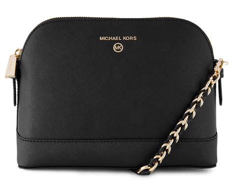 michael kors jet set charm black lg dome|Michael Kors Jet Set Charm Large Dome Crossbody .